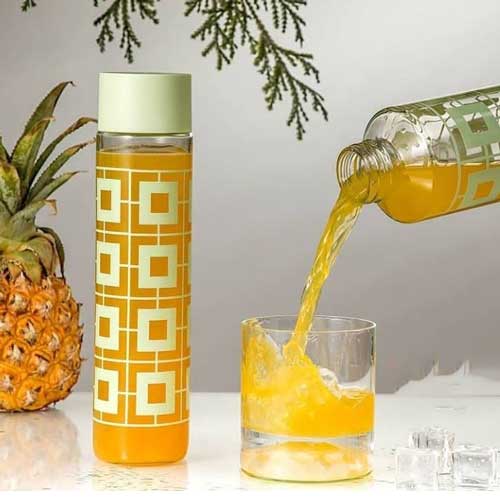 بطری آب استوانه ای لیمون کوچک 1726