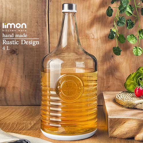 بطری روستیک درب استیل 4 لیتری لیمون 2019