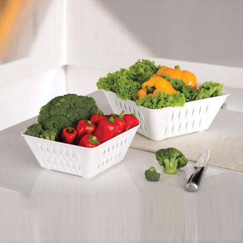 سبد چهارگوش طرح بامبو بزرگ لیمون 1148