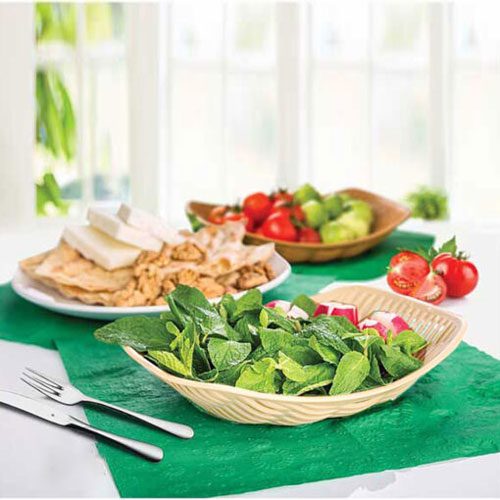 سبد نان و سبزی سه عددی طرح بامبو لیمون 1392