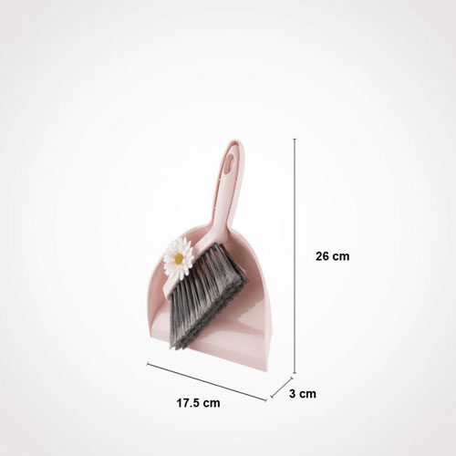 ست فرچه و خاک انداز فانتزی لیمون 1482