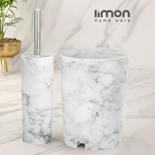سطل و فرچه سرویس بهداشتی ماربل لیمون 1909